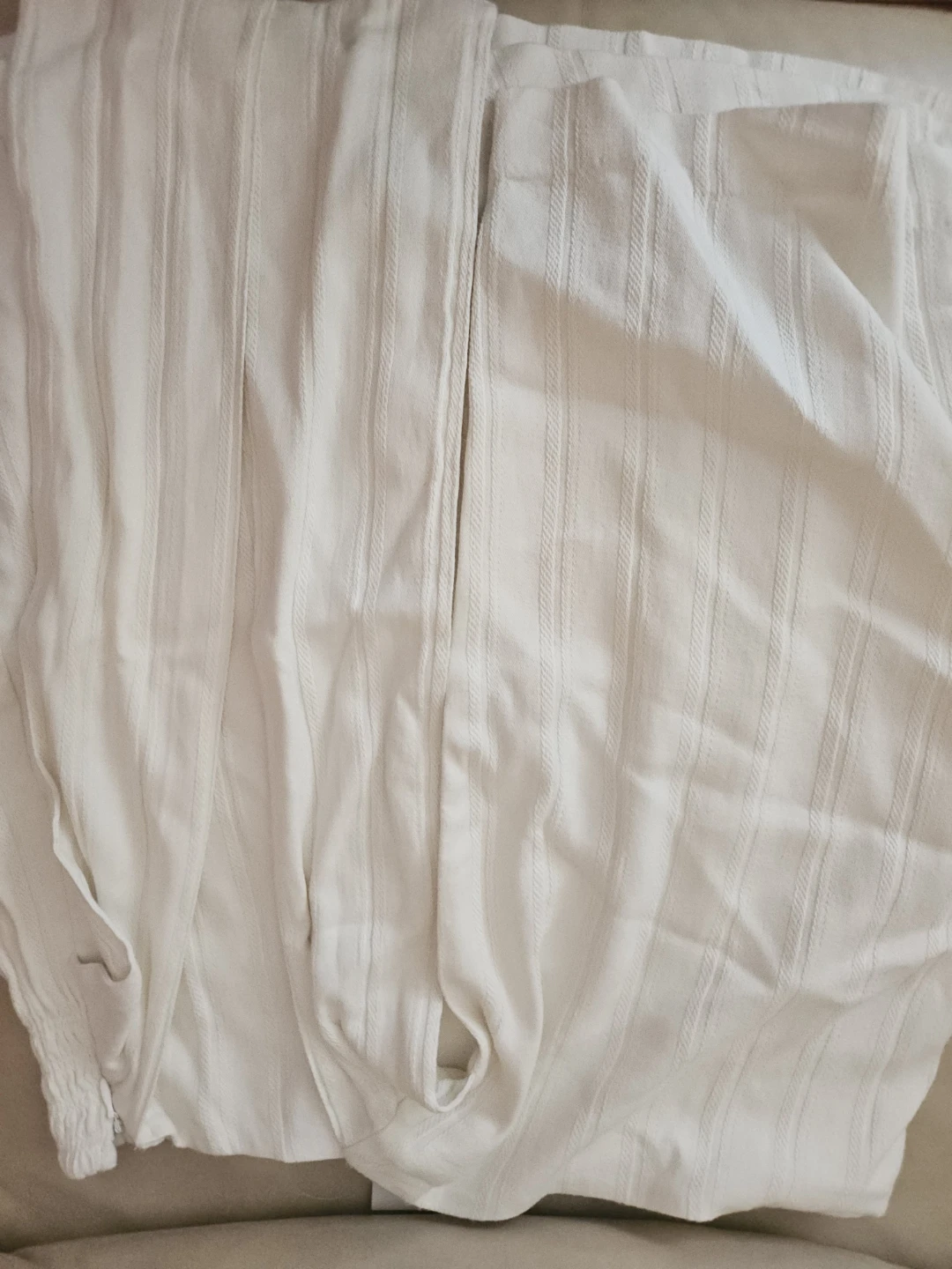 Club Monaco White Textured Maxi Skirt - Size 12 - photo 4