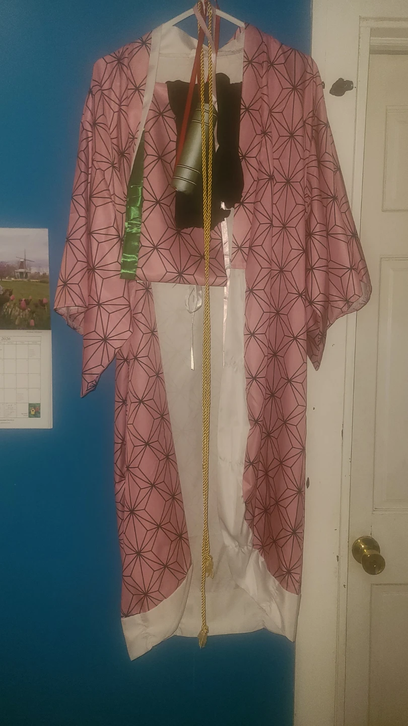 Nezuko Kamado Kimono Cosplay Outfit - photo 2