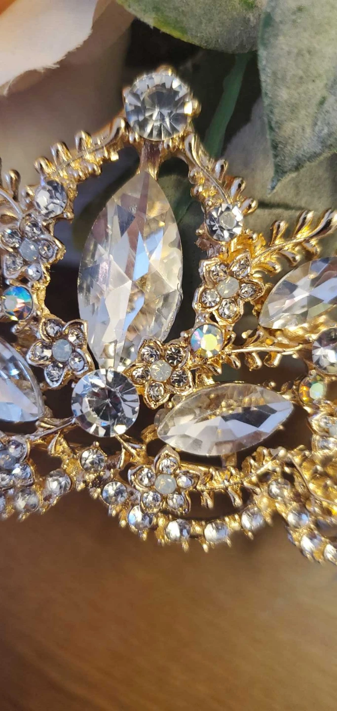 Gold Crystal Tiara - photo 2