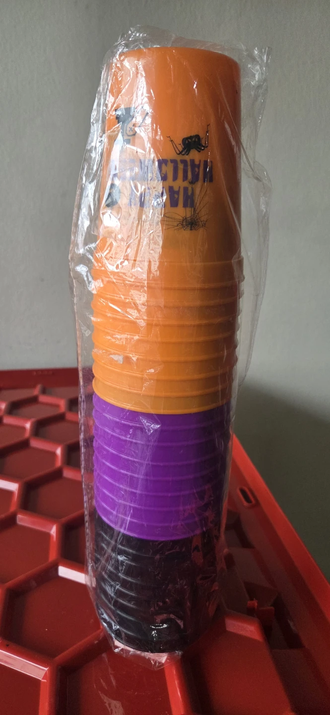Halloween Party Plastic Cups Set
