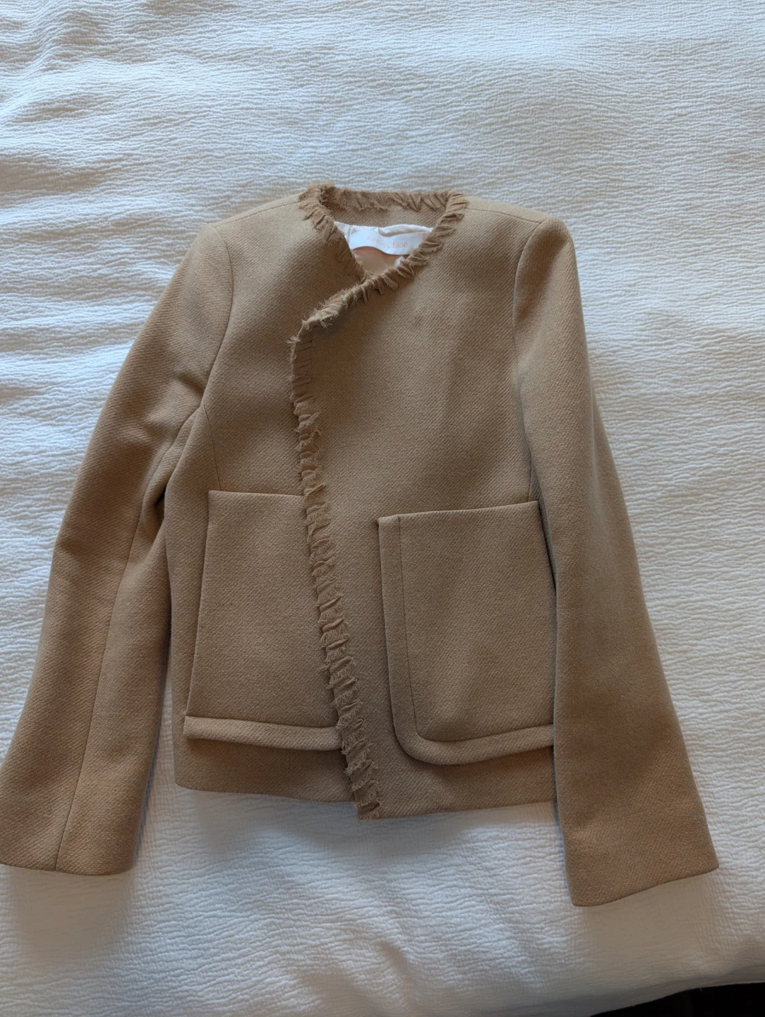 See By Chloé Beige Blazer Size 40