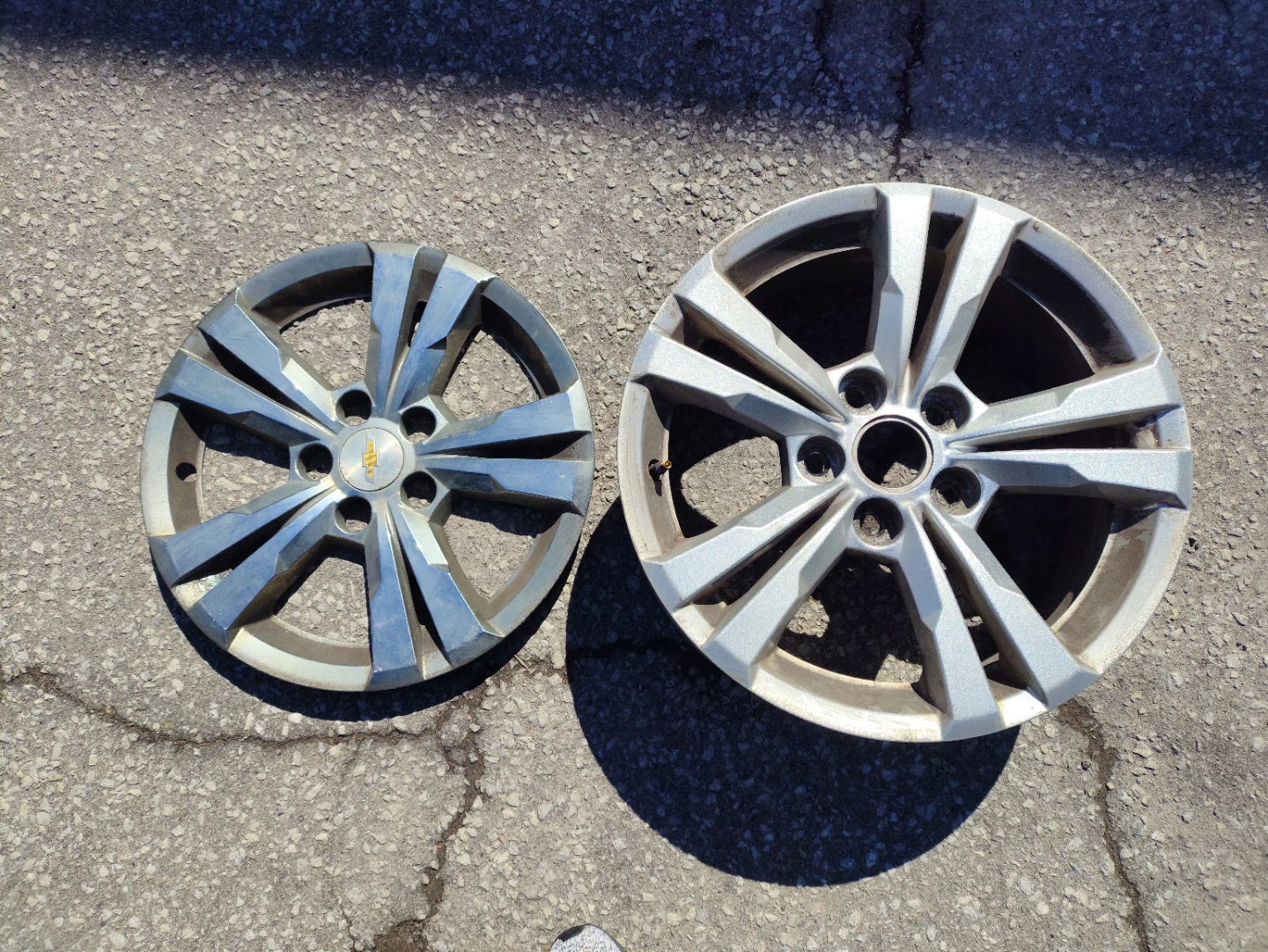 OEM Chevrolet 17” Used Aluminium Alloy Rims 5x115 (4 pcs.set)
