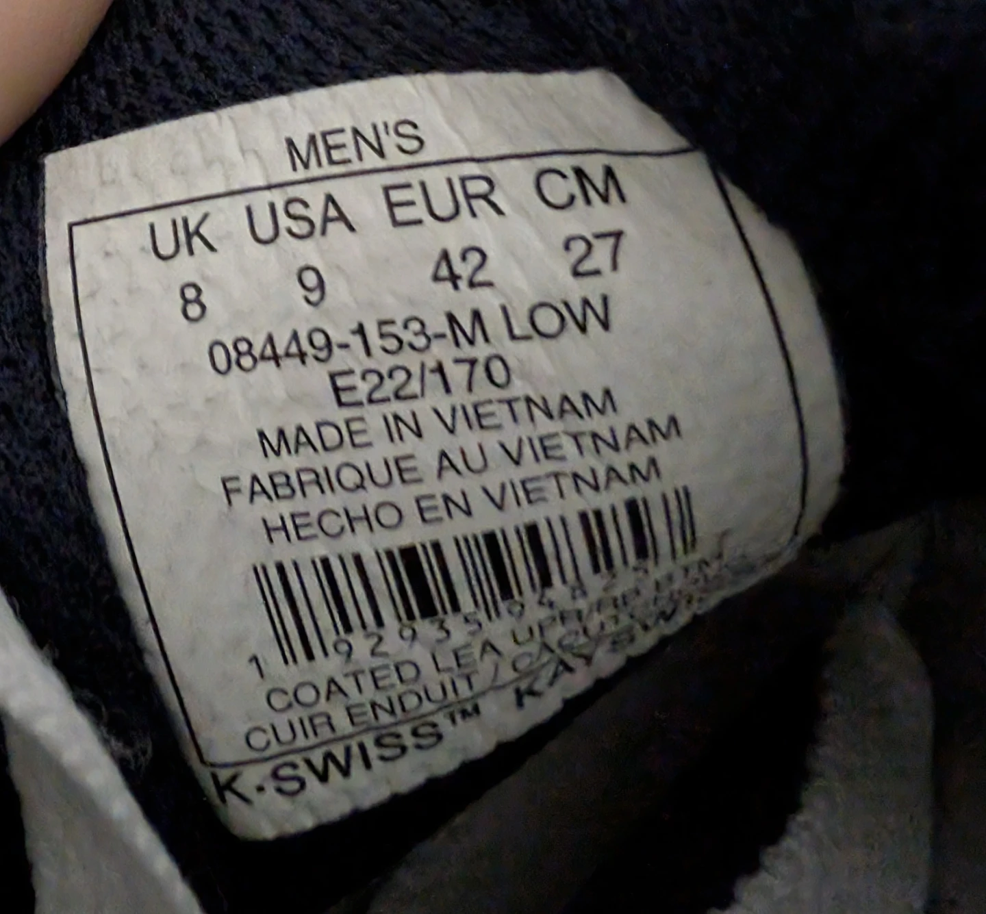 K-Swiss White Perforated Leather Sneakers - photo 5