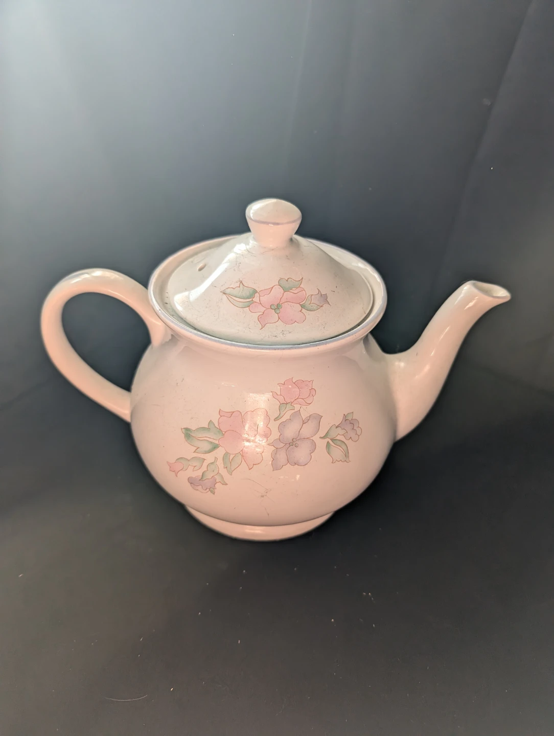 Vintage Floral Teapot