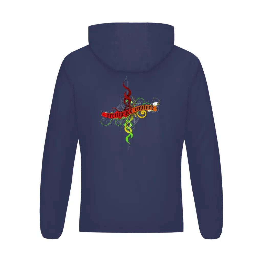 Prettyeyes Couture Navy Zip-Up Hoodie - photo 2