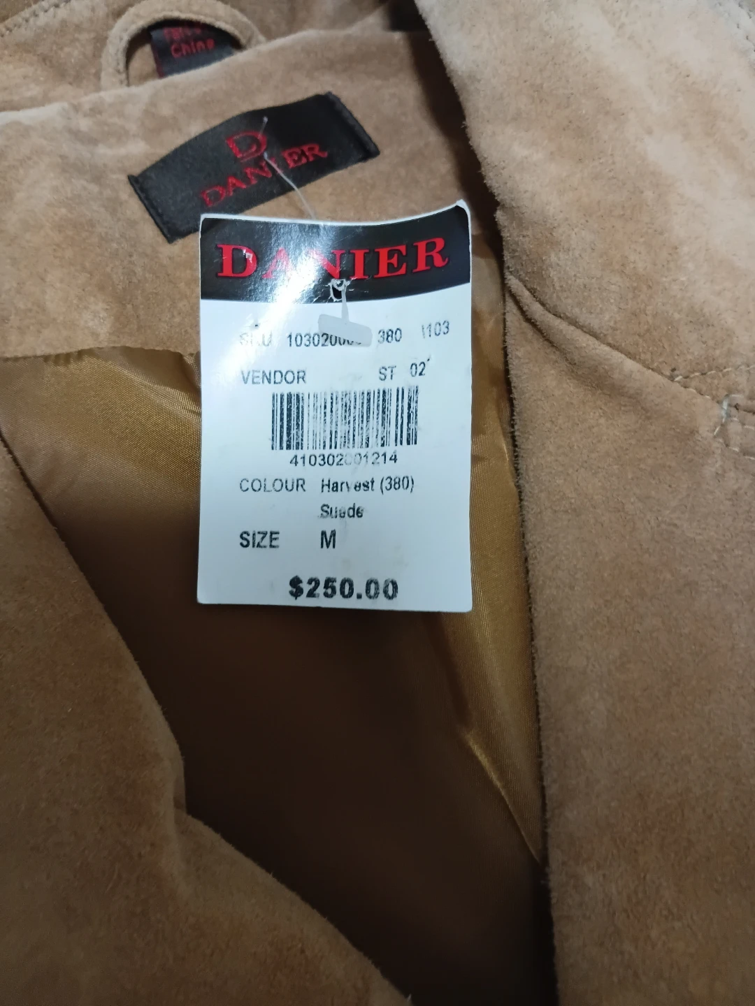 Danier Suede Jacket - Size M - photo 2