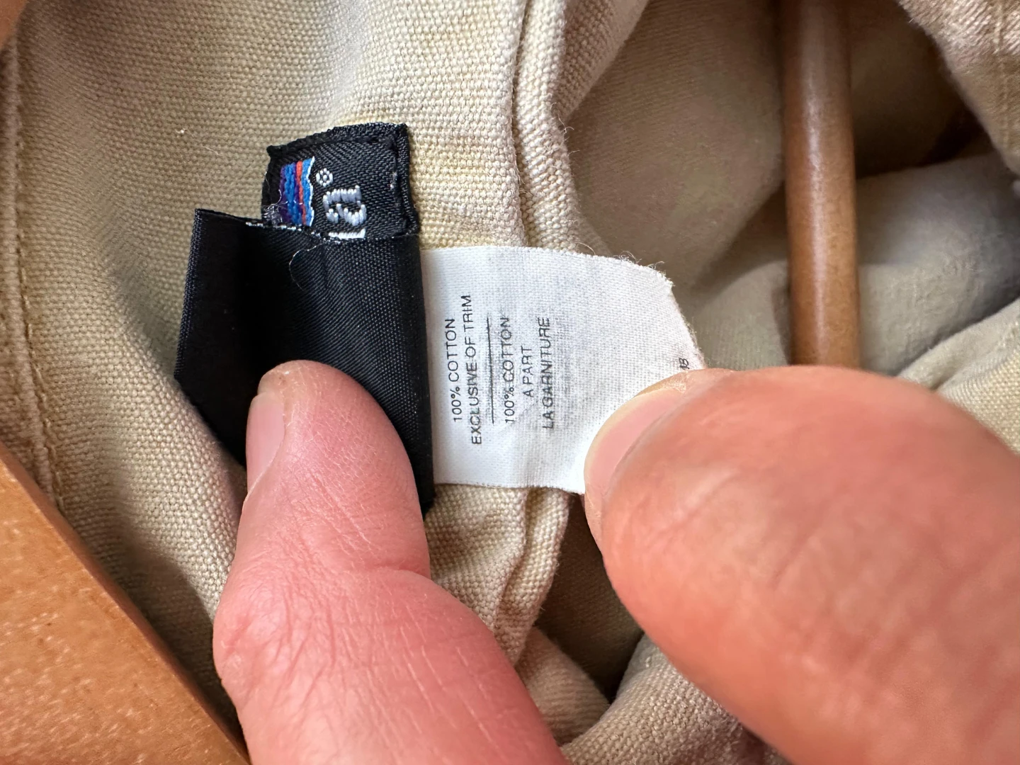 Vintage canvas Patagonia Cotton Button-Up Shirt - Size S - photo 5