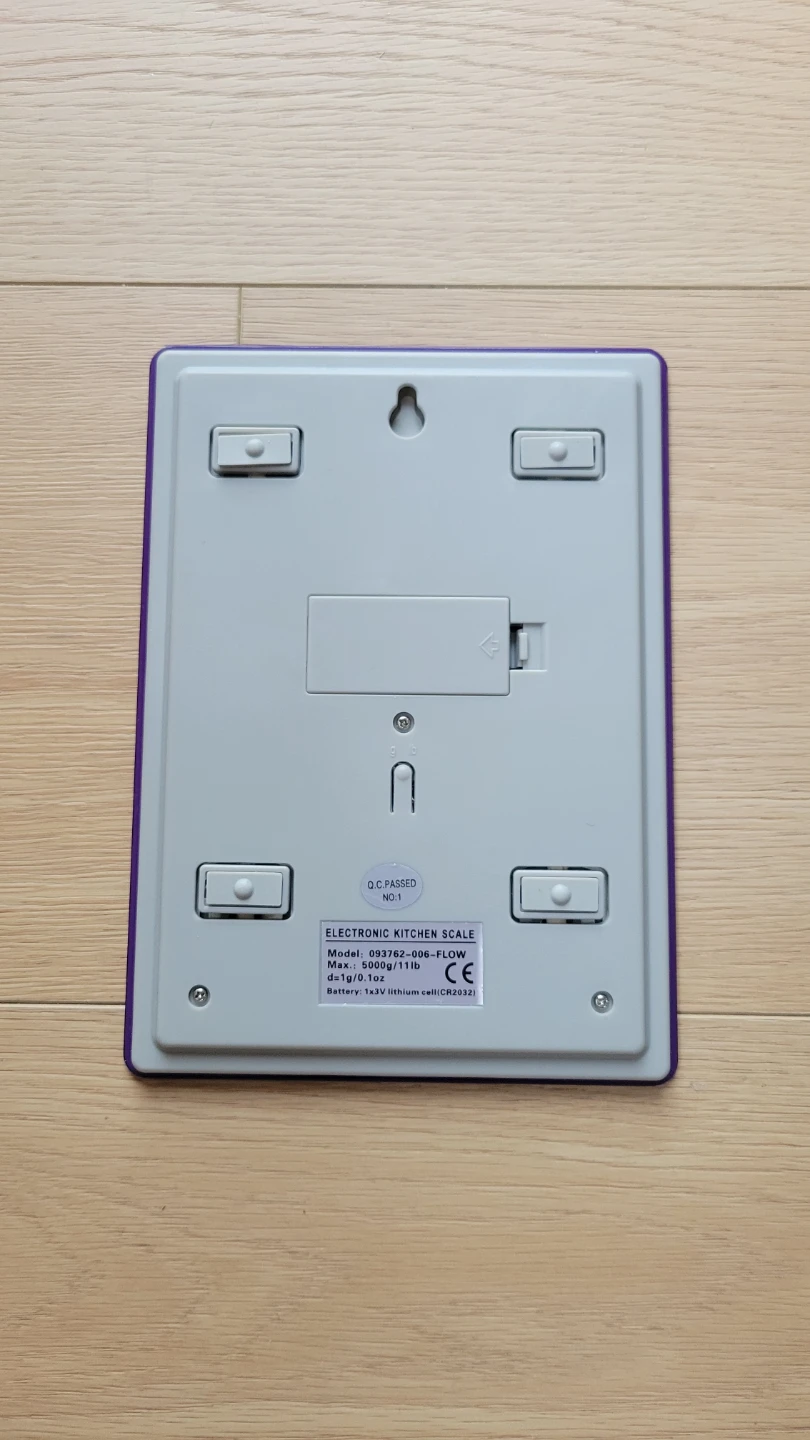 Starfrit Electronic Kitchen Scale Purple Floral - photo 2