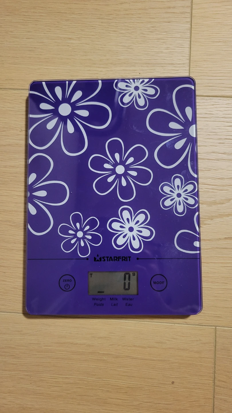 Starfrit Electronic Kitchen Scale Purple Floral - photo 3