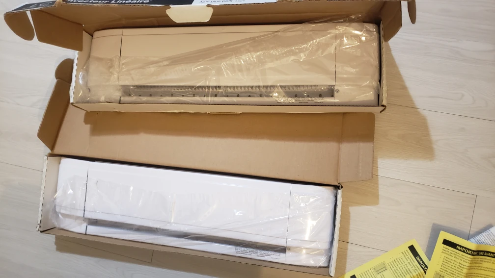 Two (2) Dimplex 25-inch 750W Linear Convector Baseboard Heater - photo 2