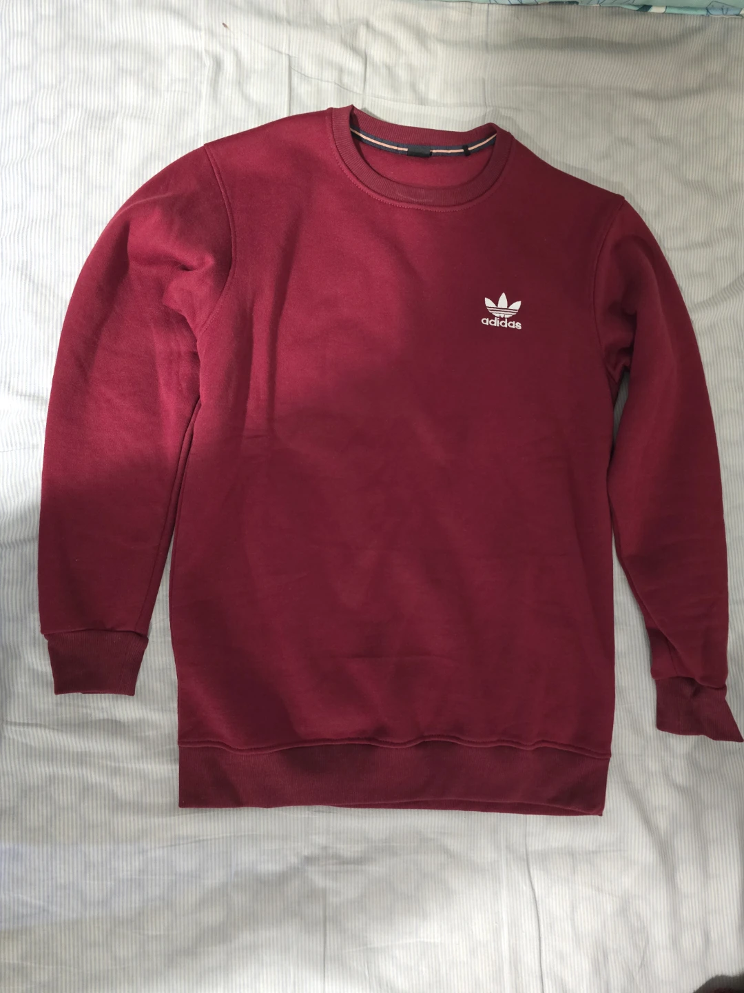 Adidas Crewneck Sweatshirt - Burgundy