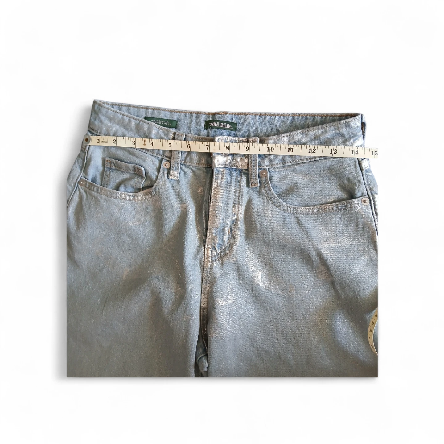 Wild Fable Women's Silver  Wide Leg Jeans Size 4 - photo 3