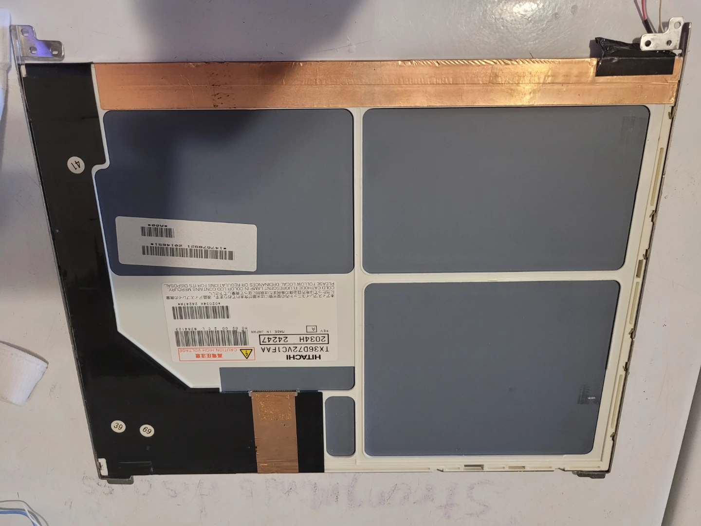 HITACHI TX36D72VC1FAA LCD Display Panel - photo 2