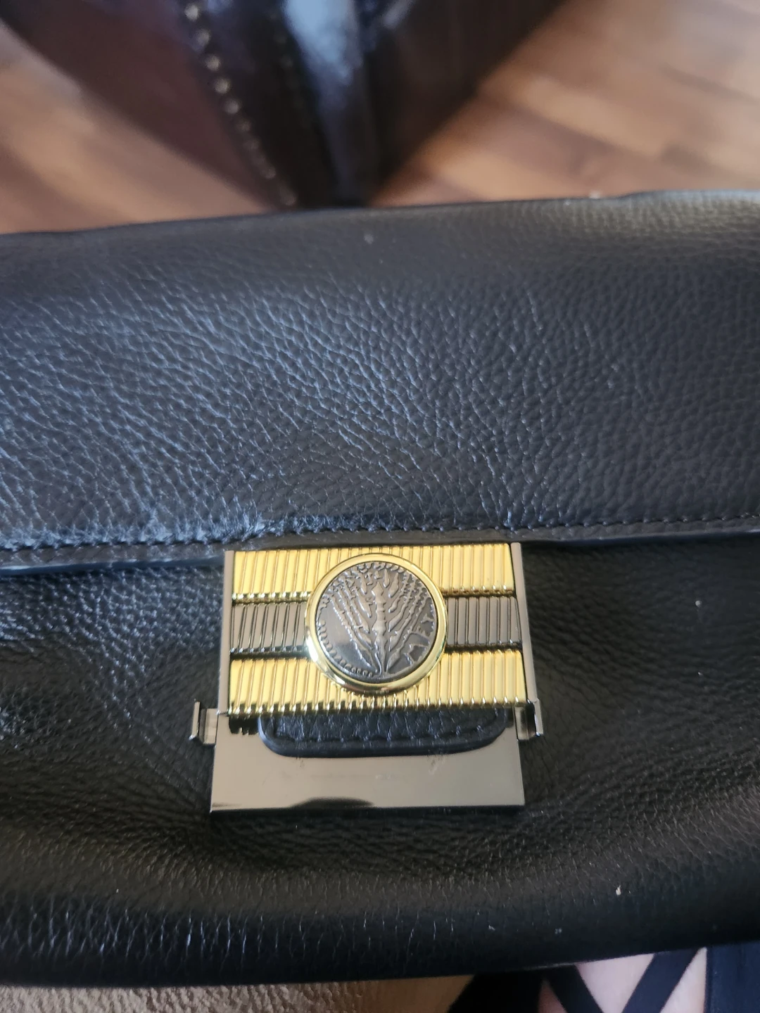 Bvlgari Monete Tubogas Bag Leather Medium