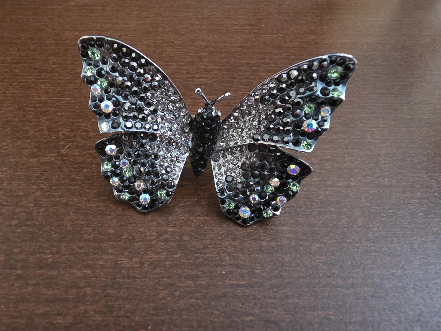 Rhinestone Butterfly Statement Ring - photo 3