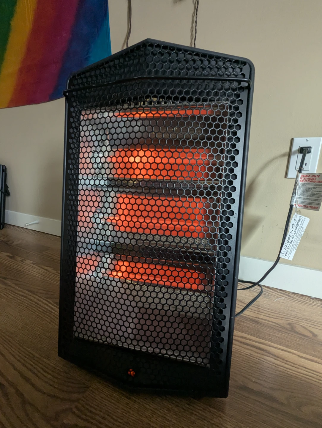 1500W Electric Quartz Radiant Heater with 3-Heat Settings