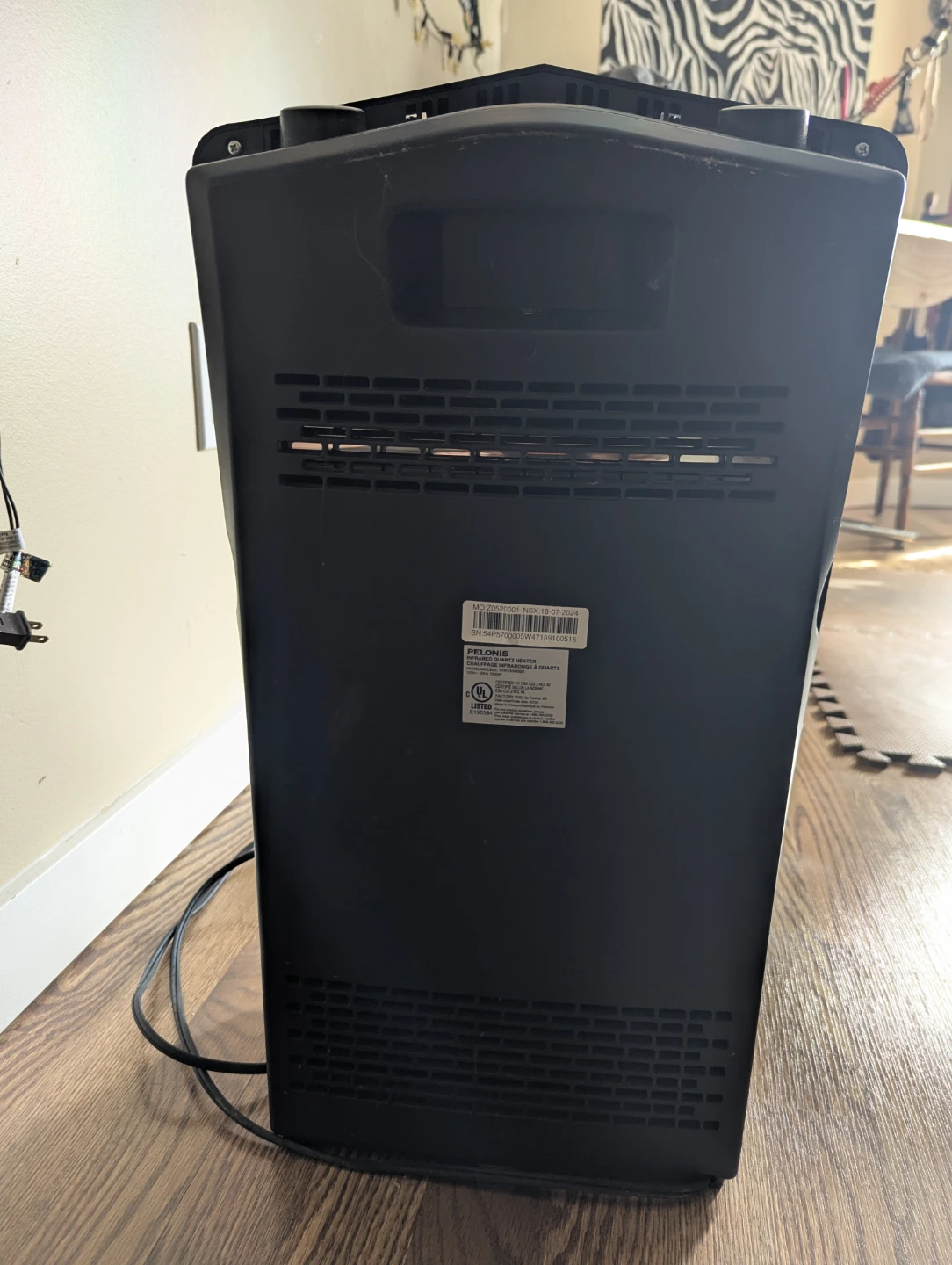 1500W Electric Quartz Radiant Heater with 3-Heat Settings - photo 4