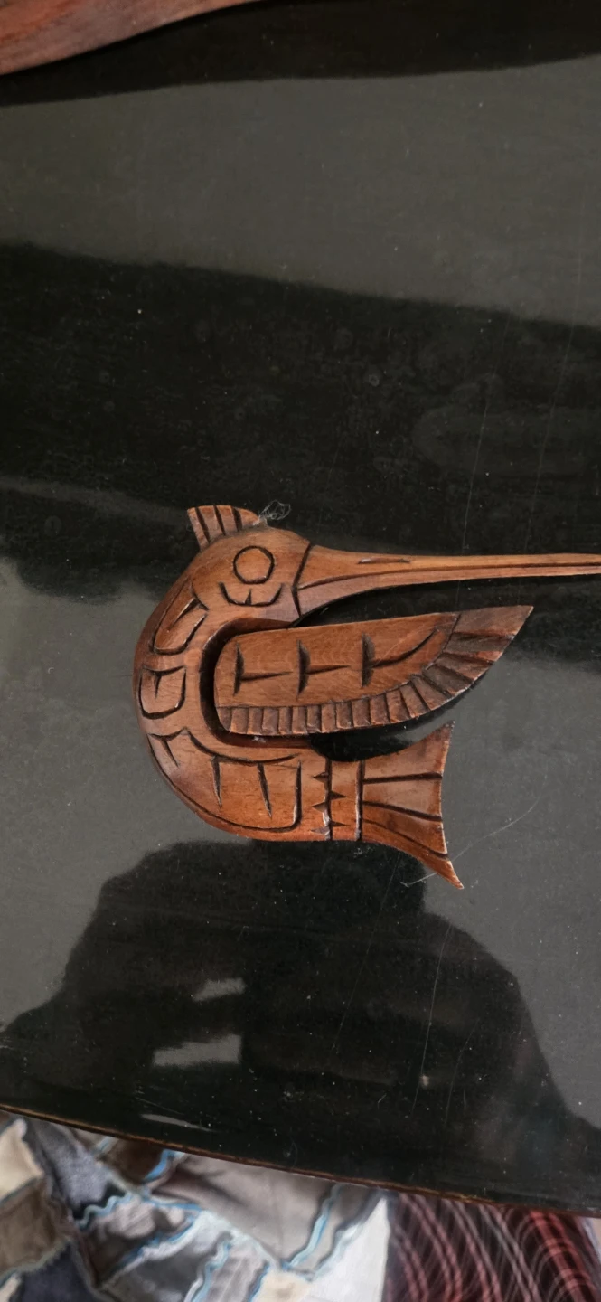 Carved Wooden Wall Art - Indigenous Style - photo 2