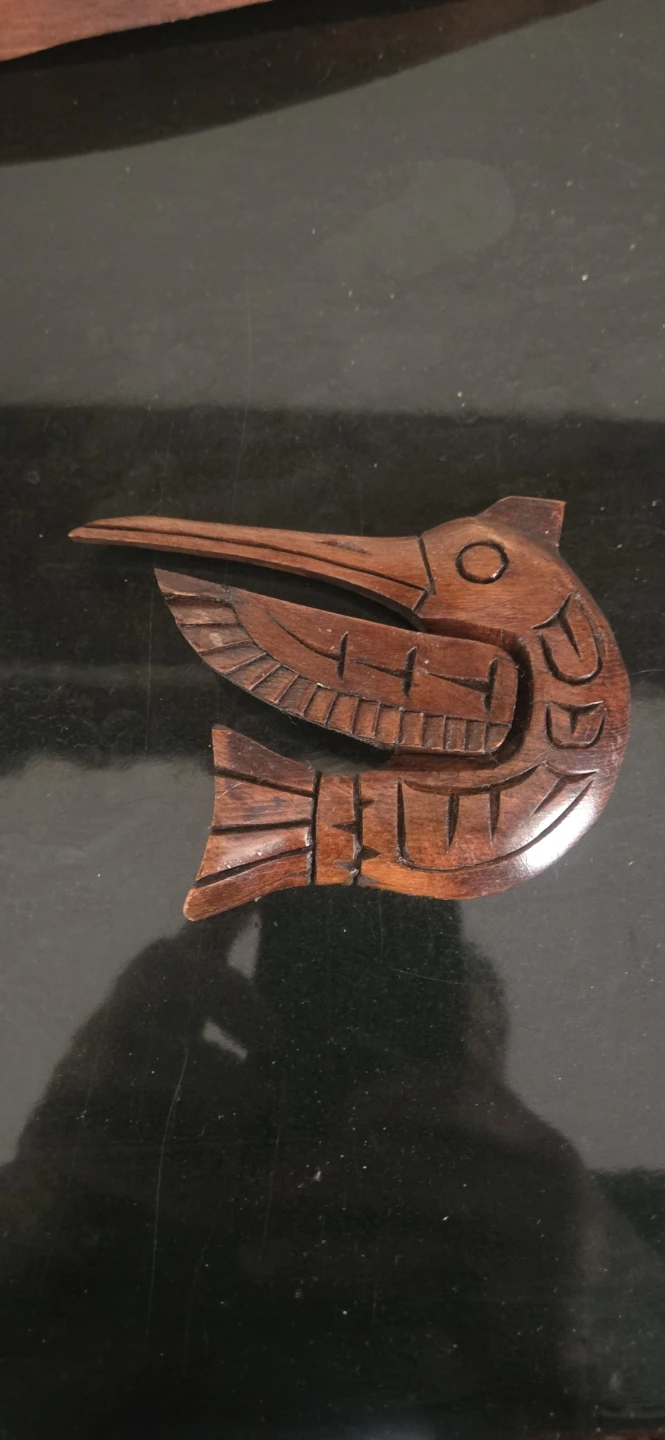 Carved Wooden Wall Art - Indigenous Style - photo 3
