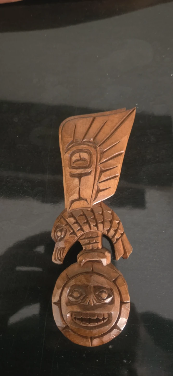 Carved Wooden Wall Art - Indigenous Style - photo 4