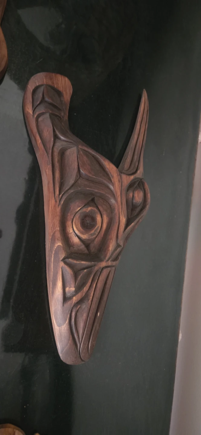 Carved Wooden Wall Art - Indigenous Style - photo 5