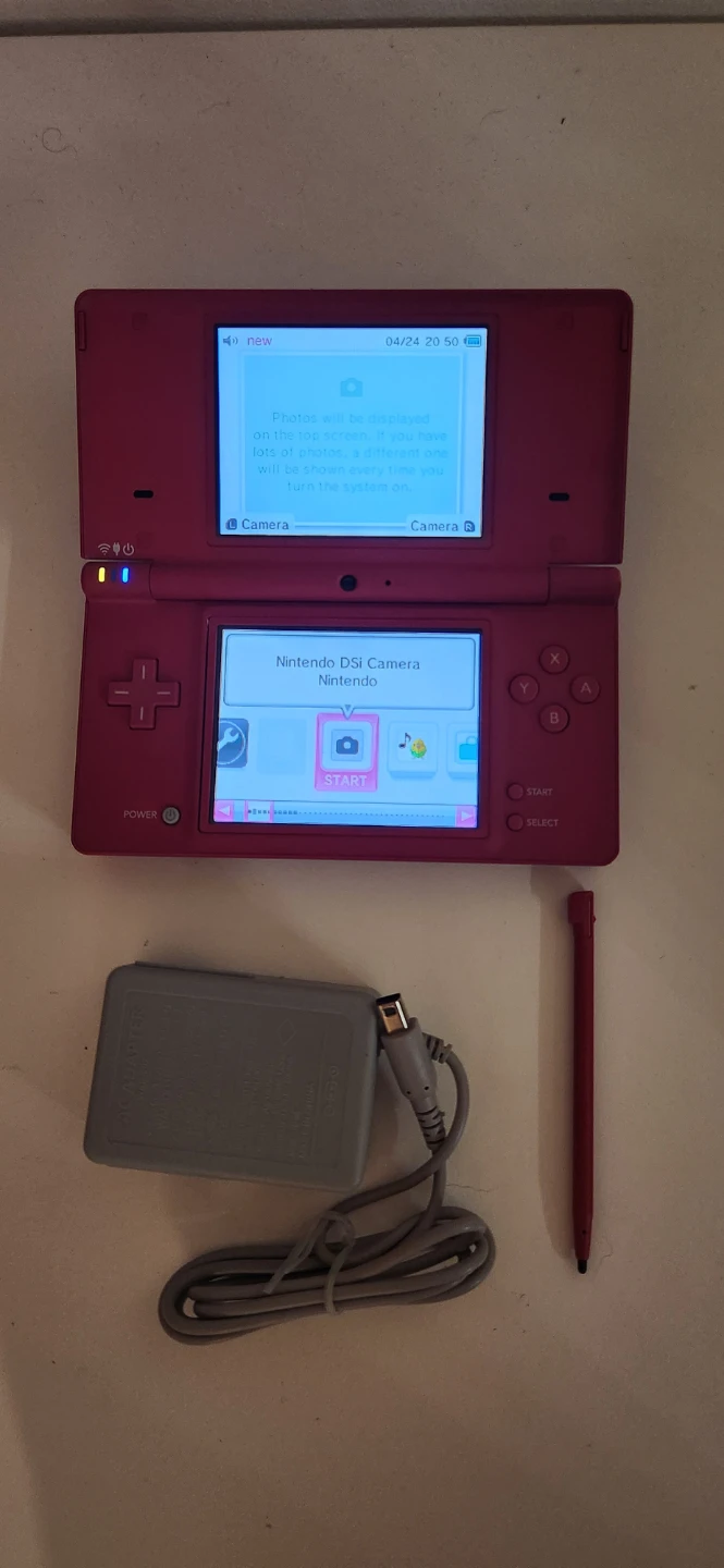 Pink Nintendo DSi Handheld Console