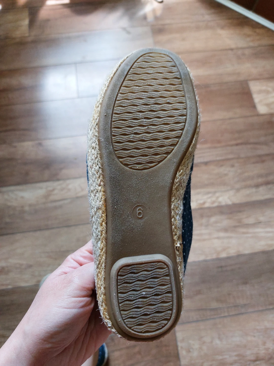 Cute blue polkadot shoes - Size 6 - photo 5