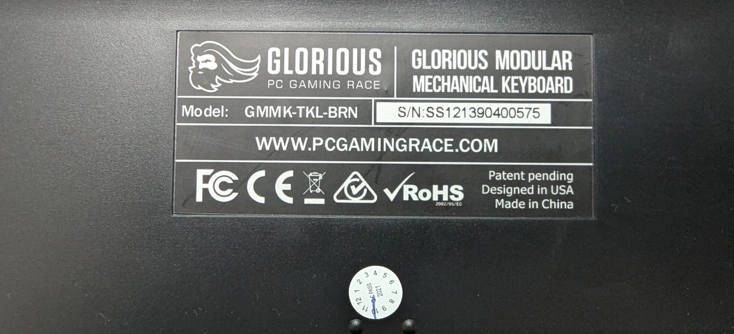 Glorious GMMK-TKL-BRN Modular Mechanical Keyboard - photo 4