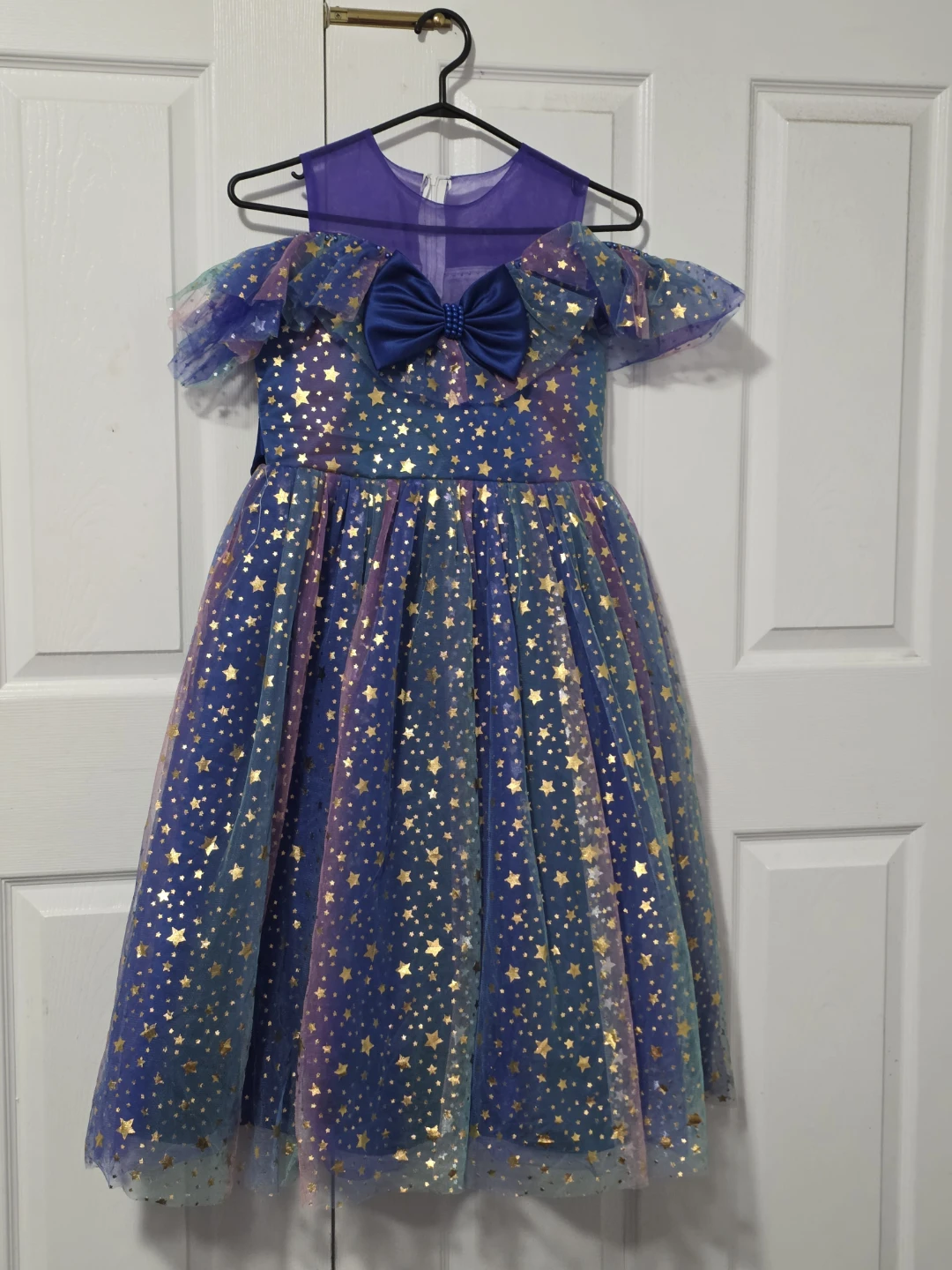 Girls Starry Tulle Dress