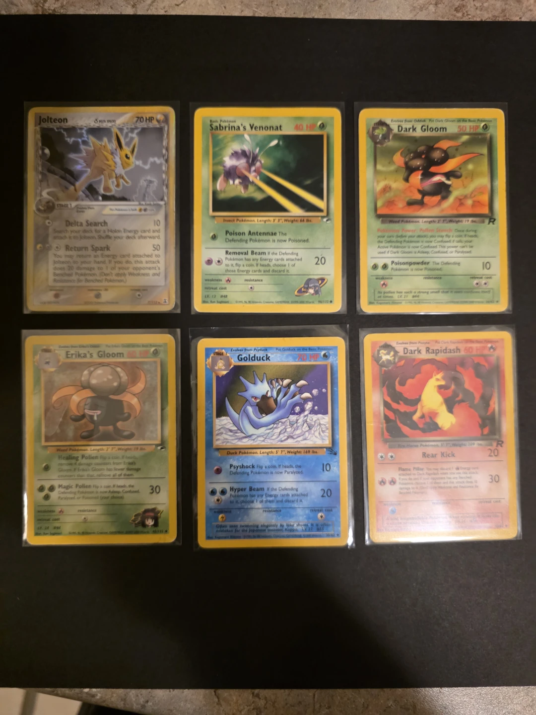 Assorted Old Pokémon Trading Cards