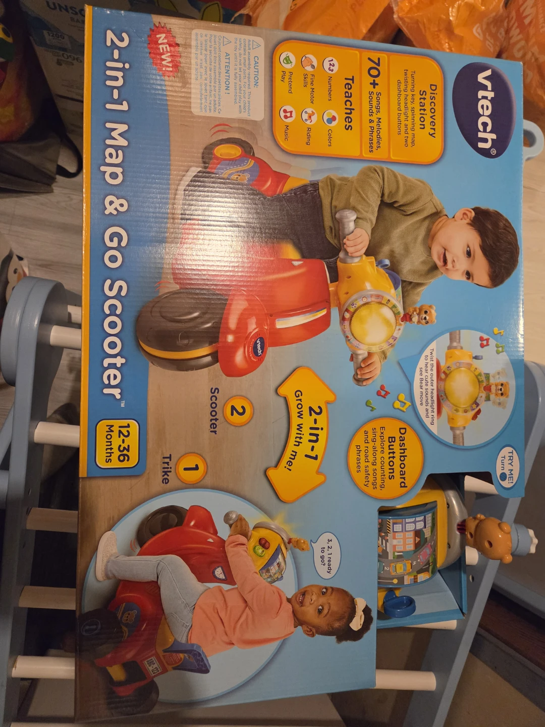 VTech 2-in-1 Map & Go Scooter
