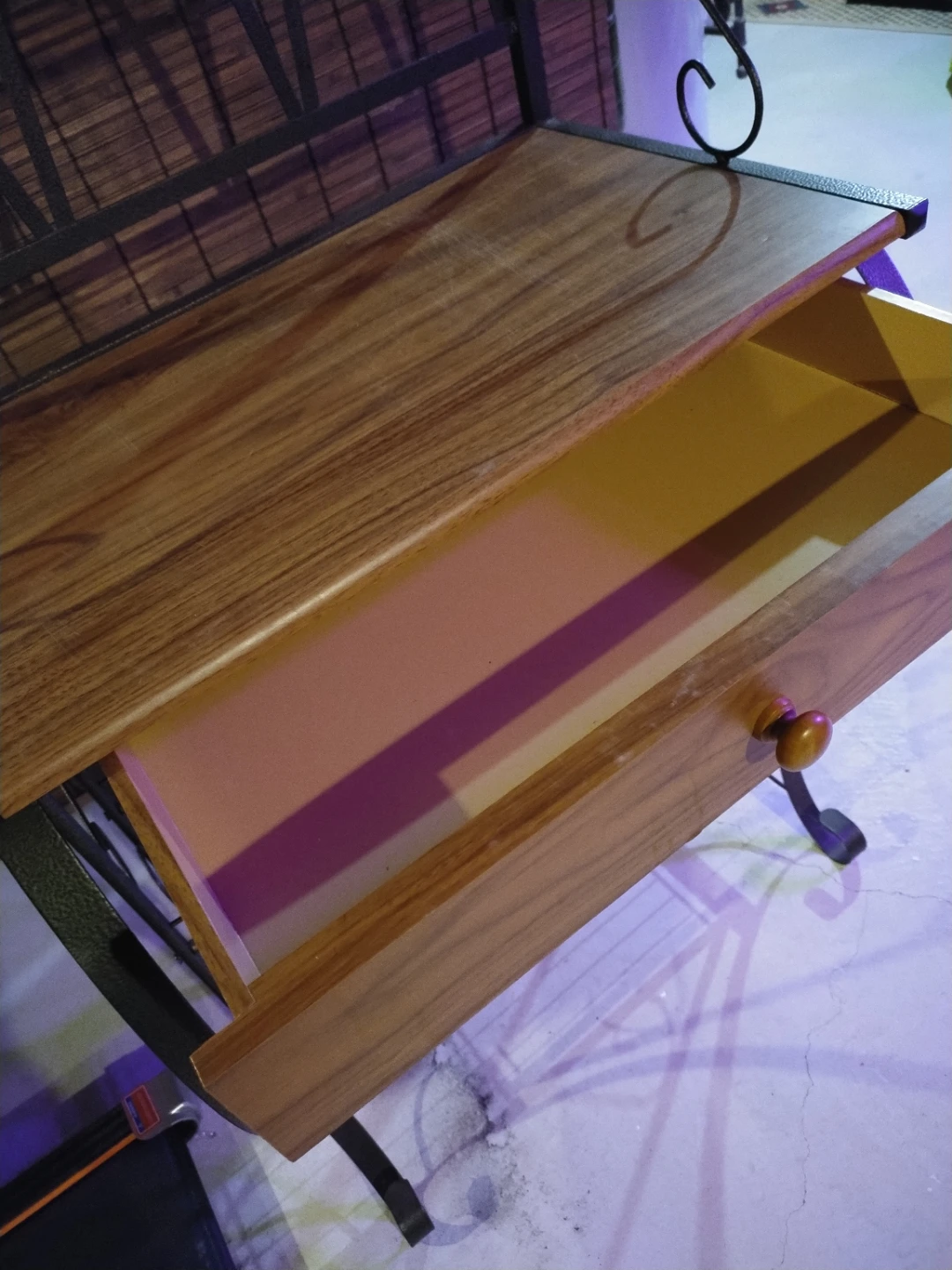 Baker's Rack with Drawer and Wine Holder - photo 3