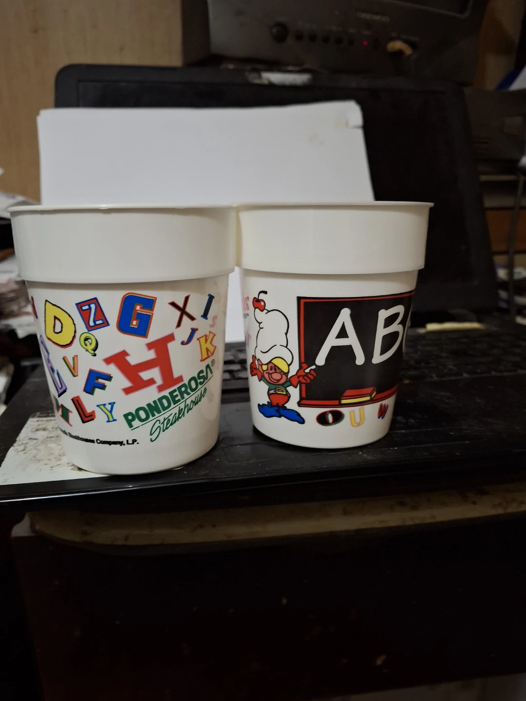 Ponderosa ABC Plastic Cups
