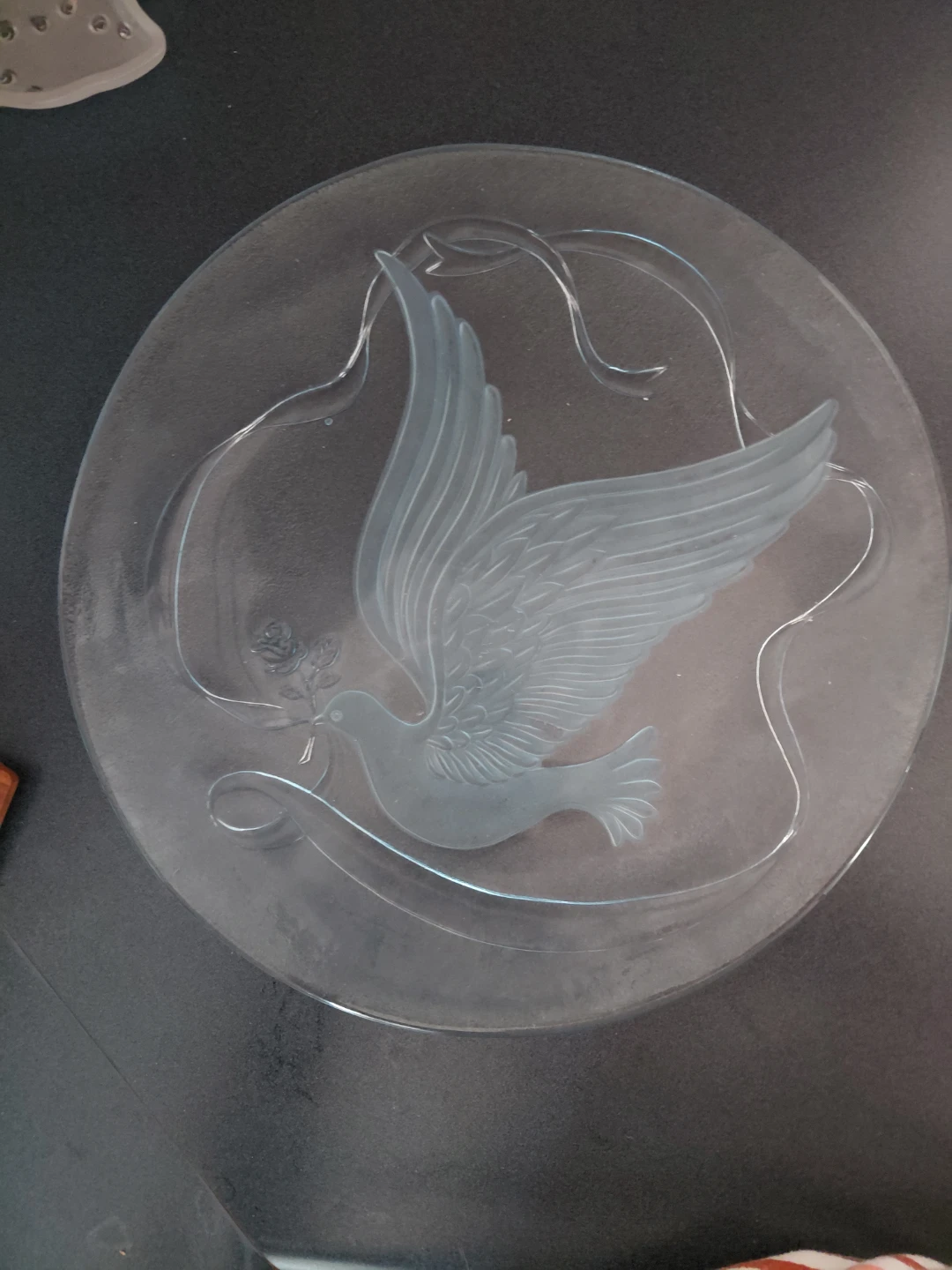 Glass Decorative Plates - Christmas Tree, Bells, Dove - photo 3