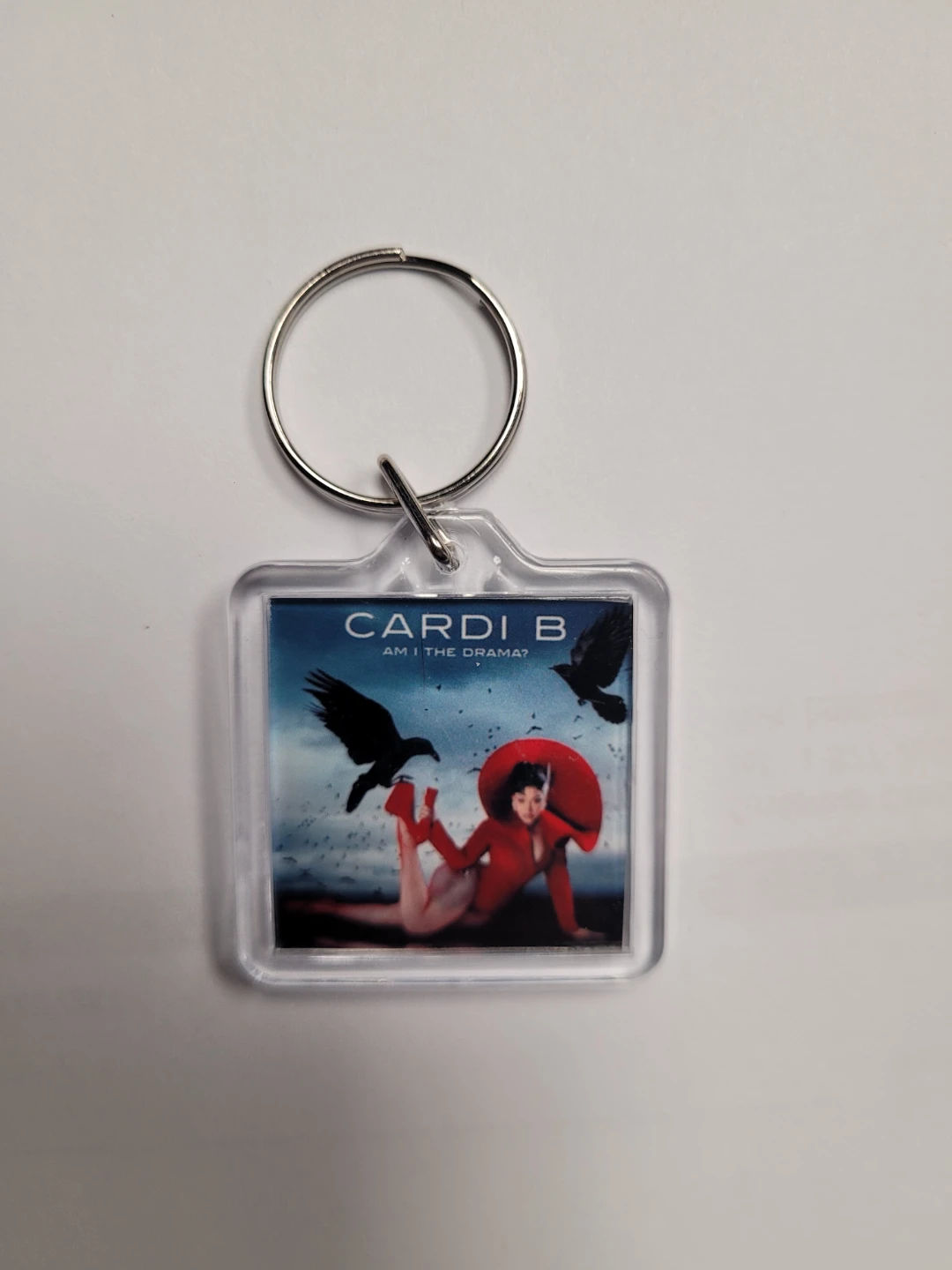 Cardi B "AM I THE DRAMA?" Keychain