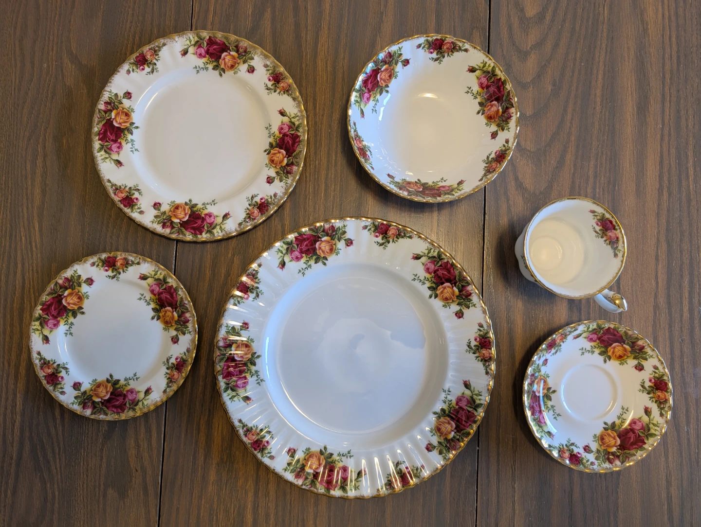 Royal Albert Old Country Roses Tea Set - photo 2