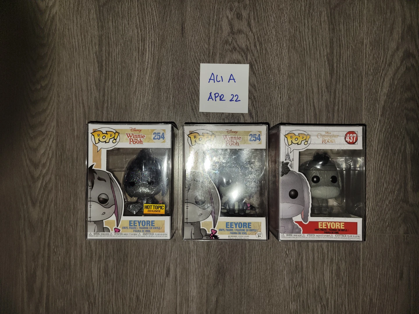 Funko Pop! Eeyore Disney Vinyl Figures (3)