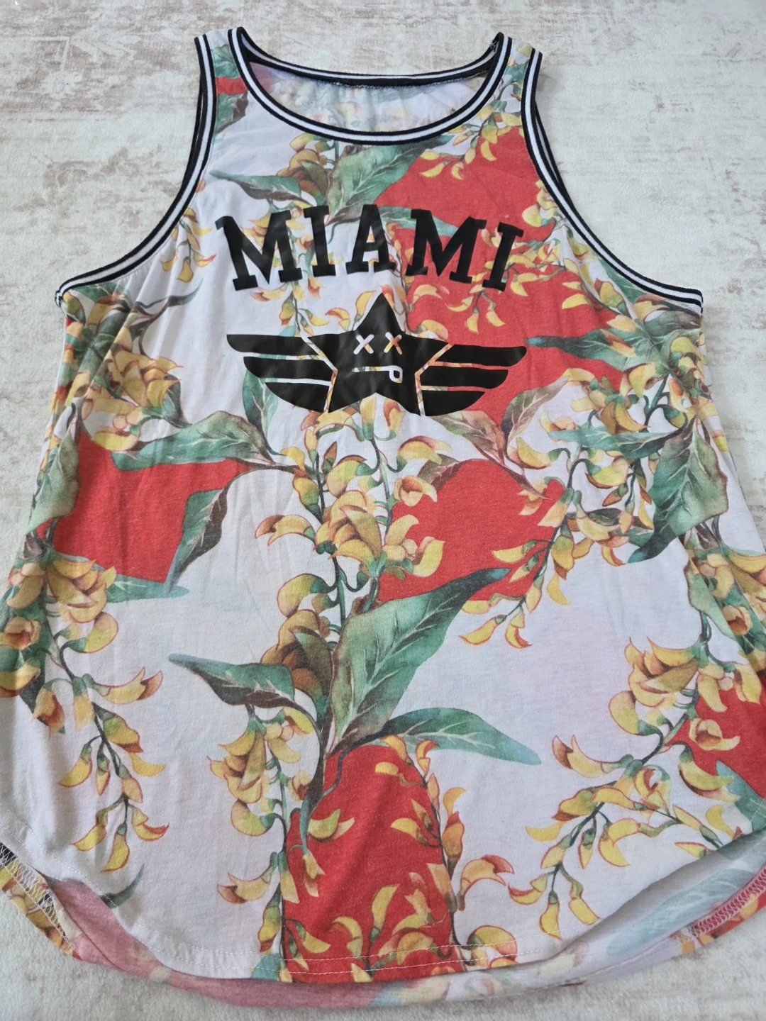Miami Royal Stars Floral Tank Top