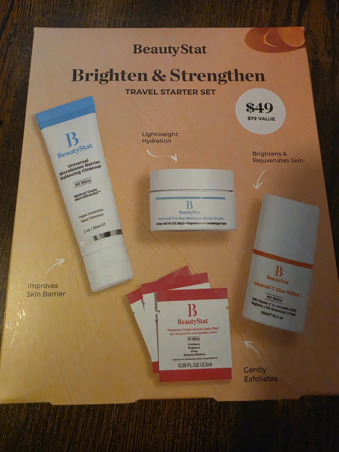 BeautyStat Brighten & Strengthen Travel Starter Set