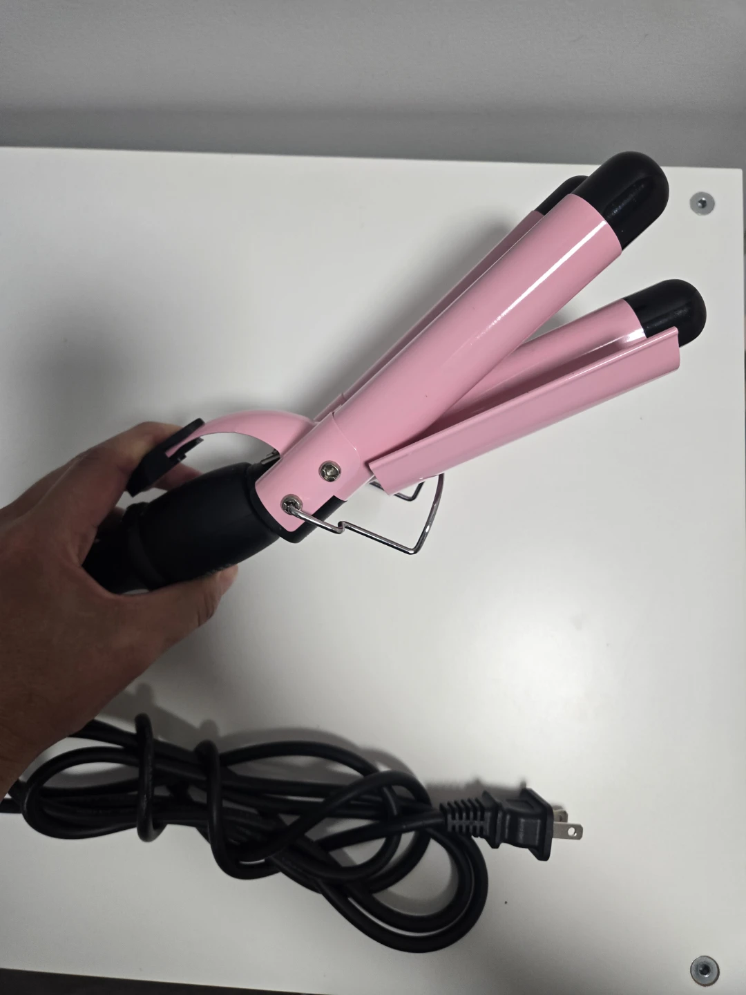 Pink 3-Barrel Hair Waver - photo 2