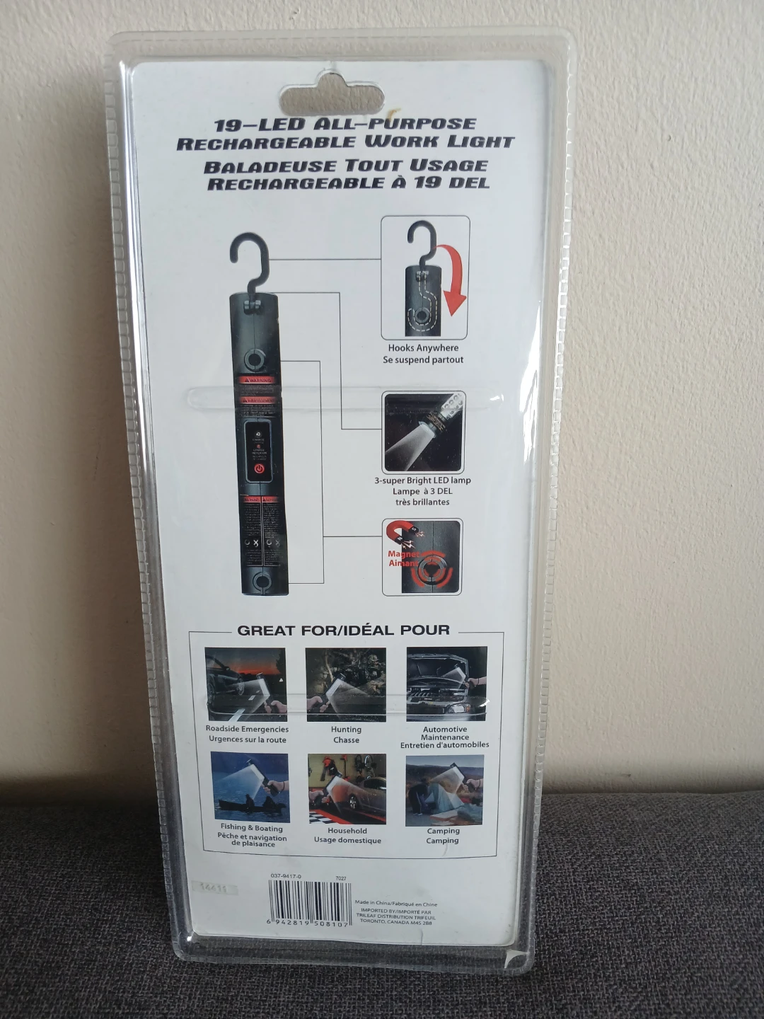 19-LED All-Purpose Rechargeable Work Light