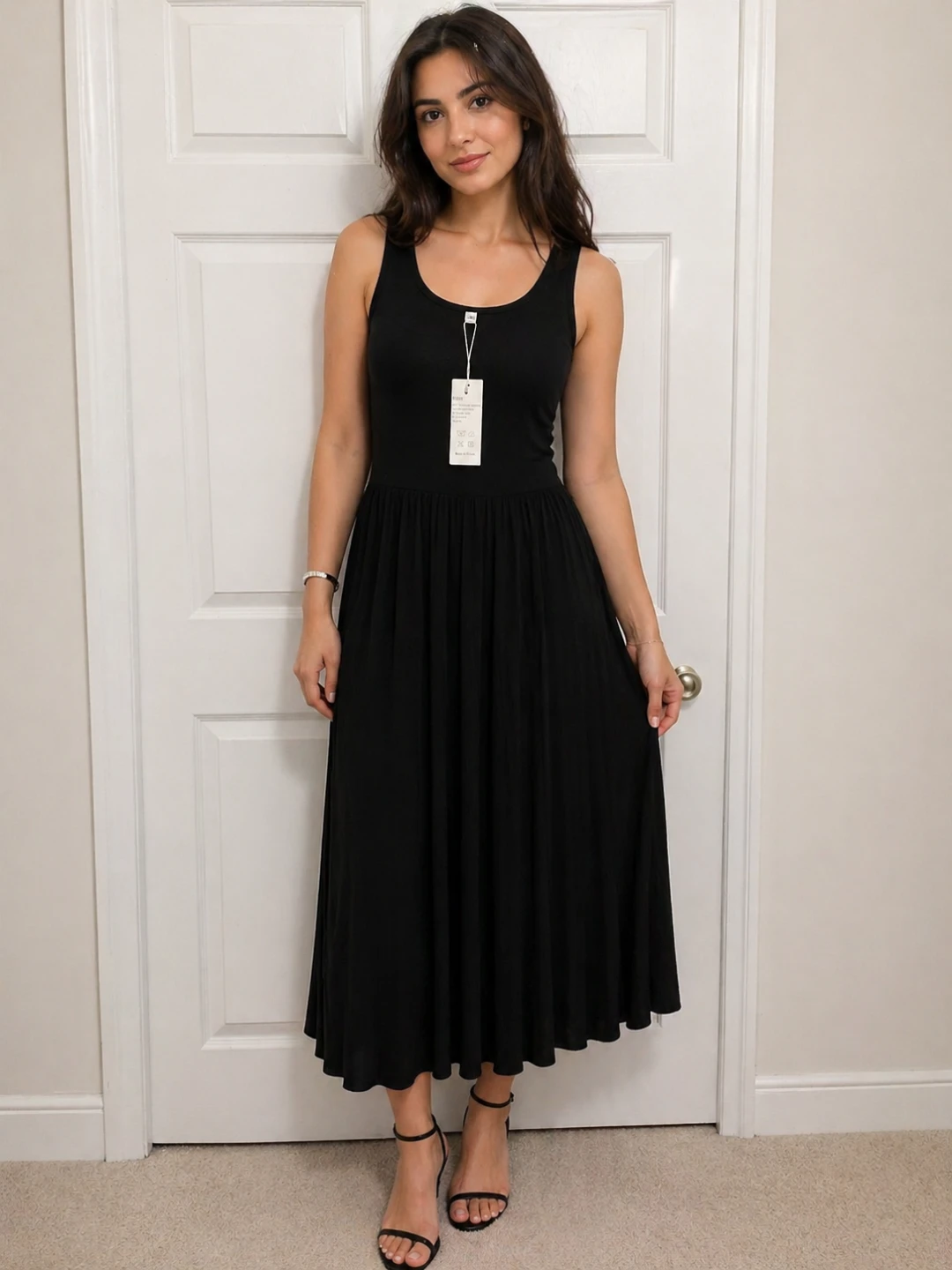 Black Tank Midi Dress