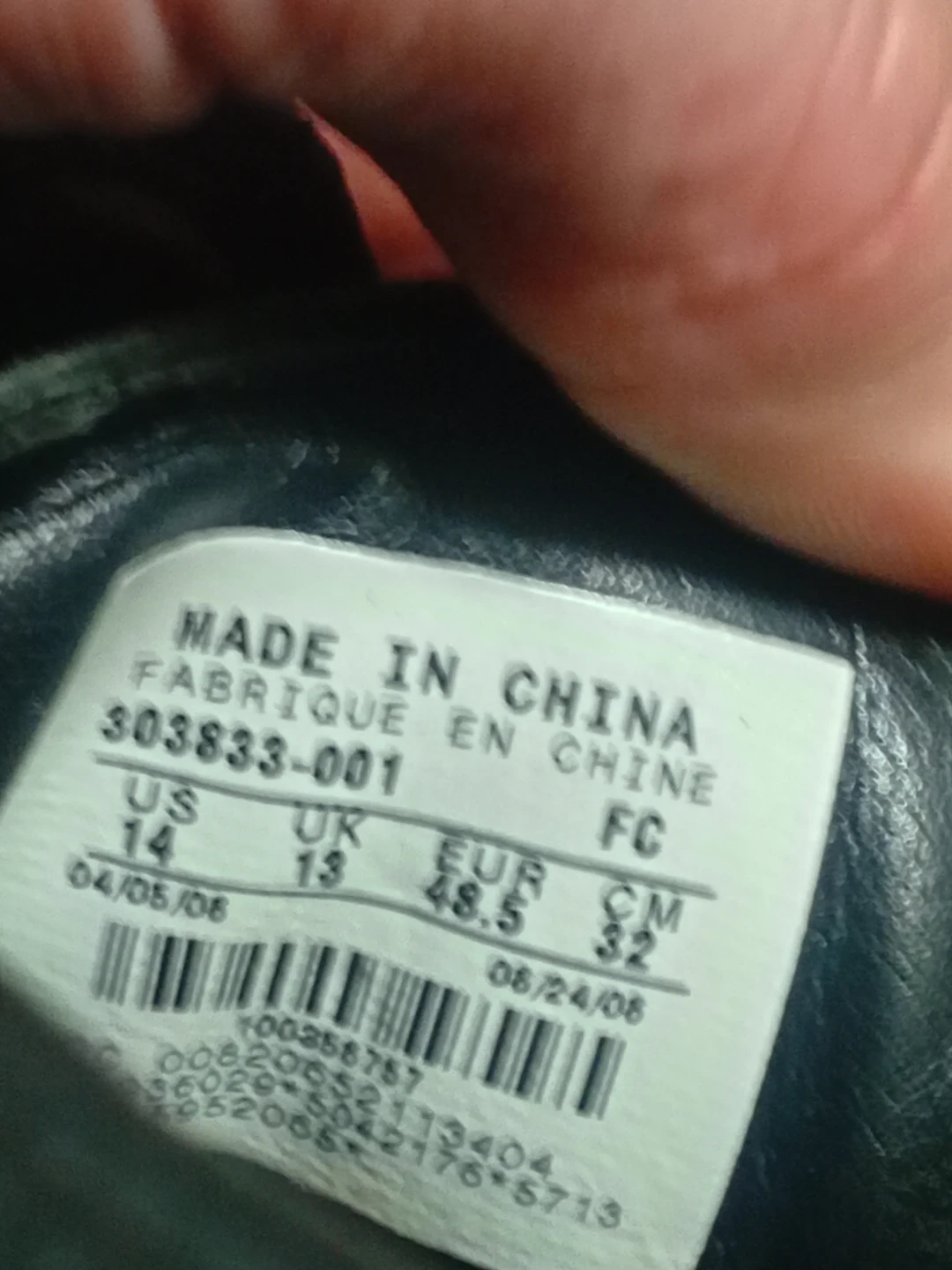 Black Work Boots Size 14 - photo 2