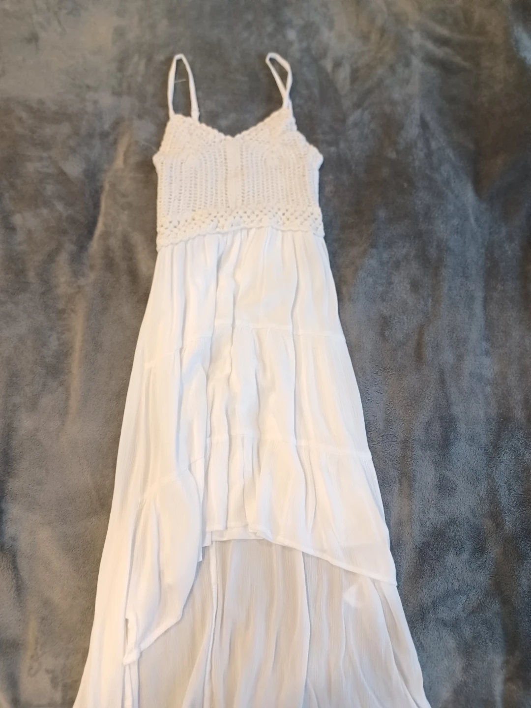 White Crochet Sundress