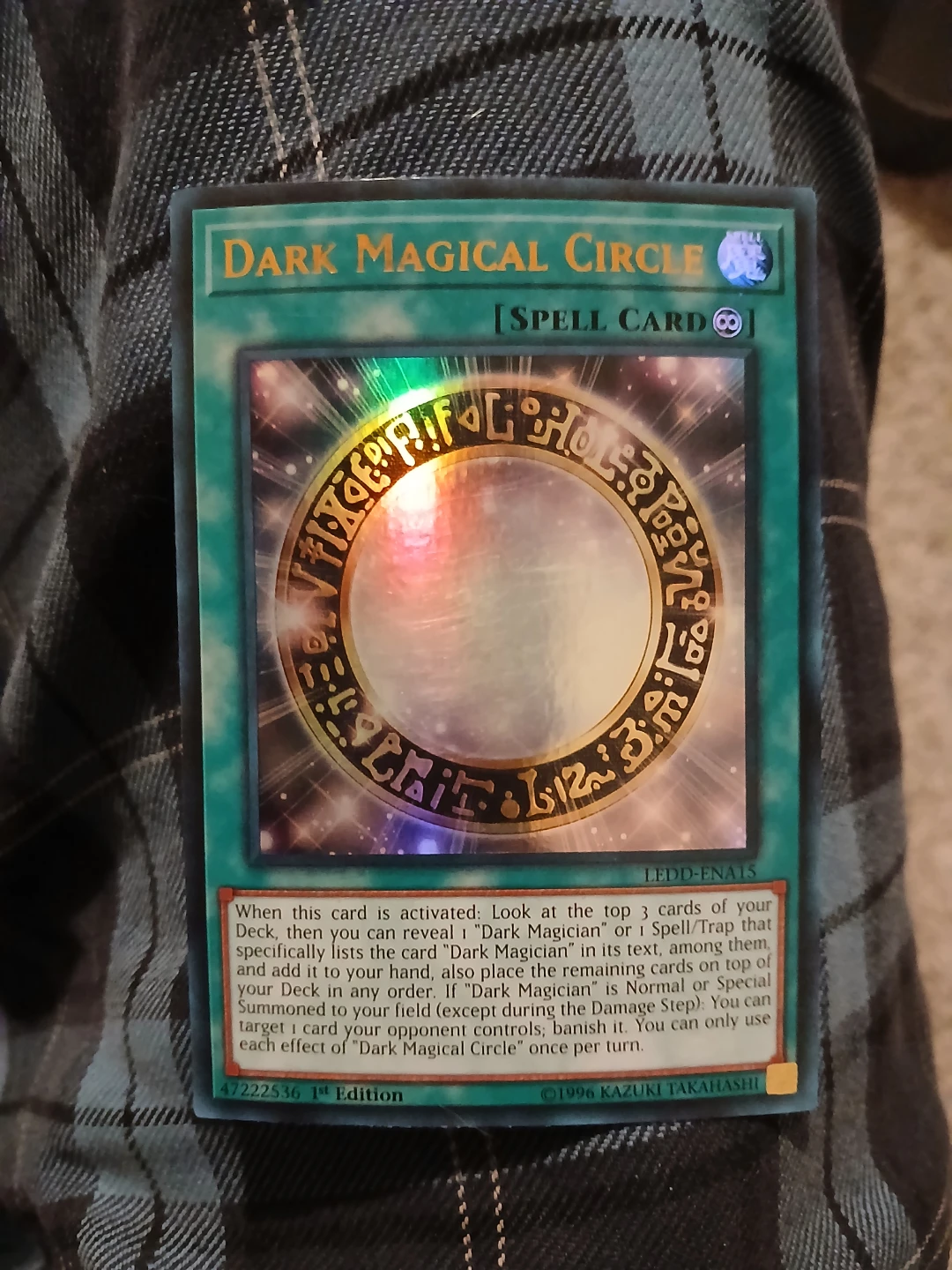 Yu-Gi-Oh! Dark Magical Circle Spell Card