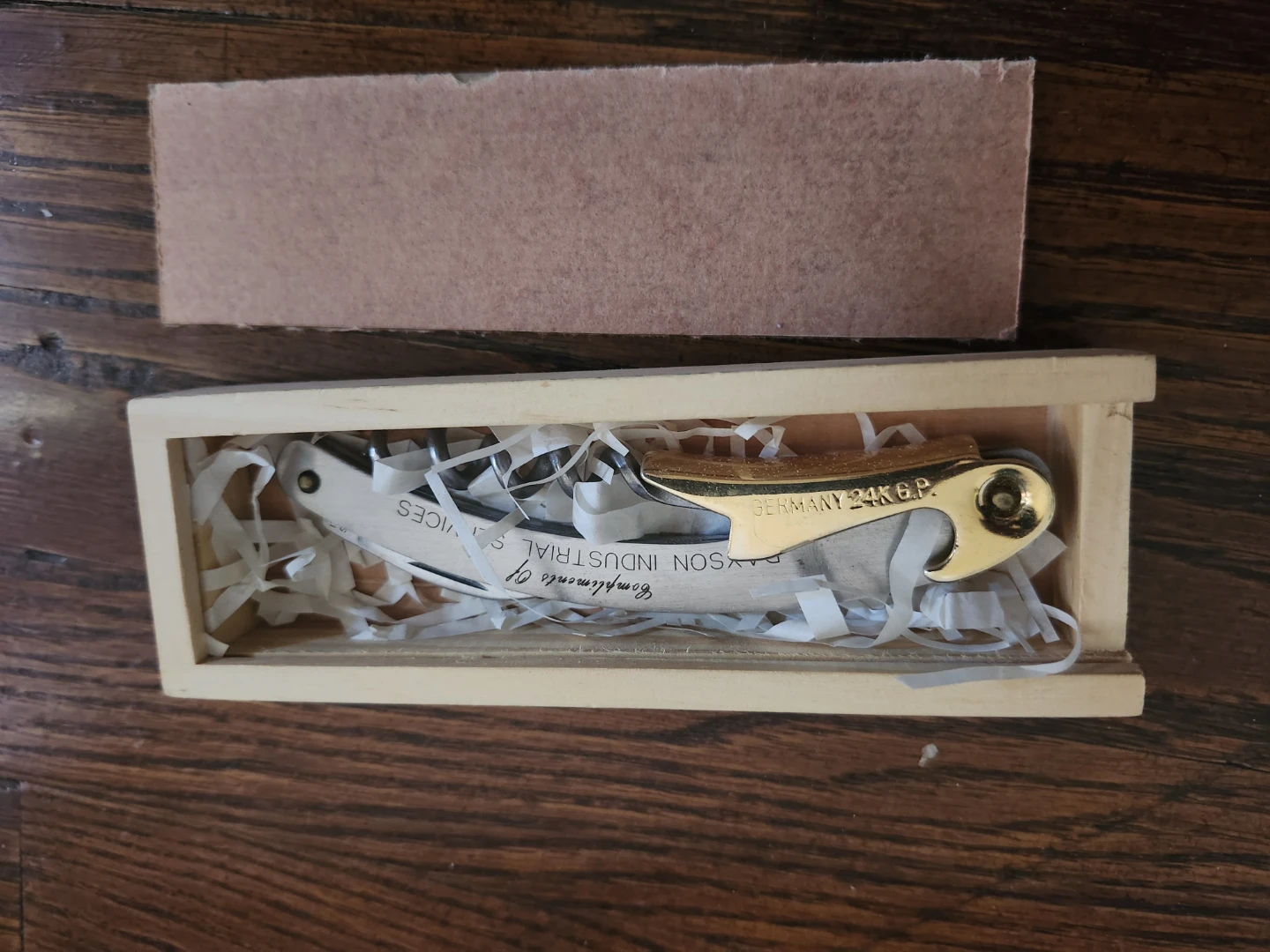 Waiter's Corkscrew with Knife - Germany 24K G.P. - photo 5