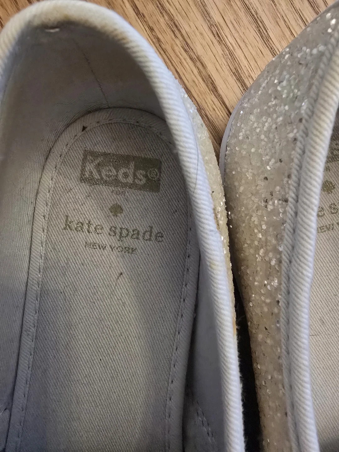 Kate Spade Keds Glitter Sneakers - Women's Size 9.5 - photo 2