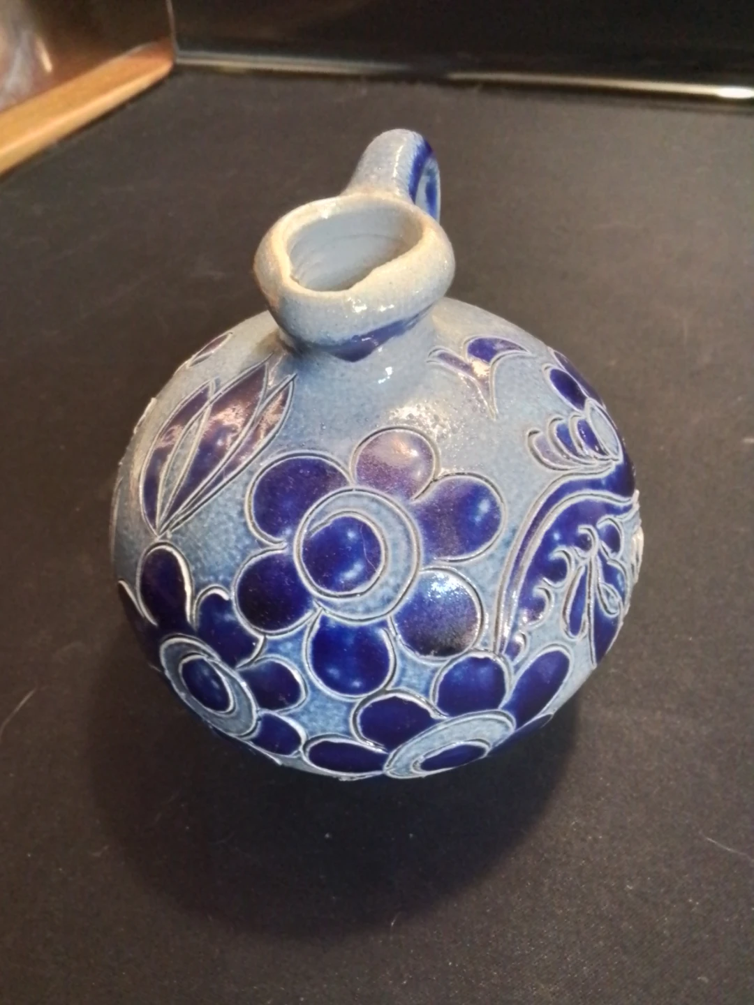 Schilz blue floral ceramic jug - photo 2