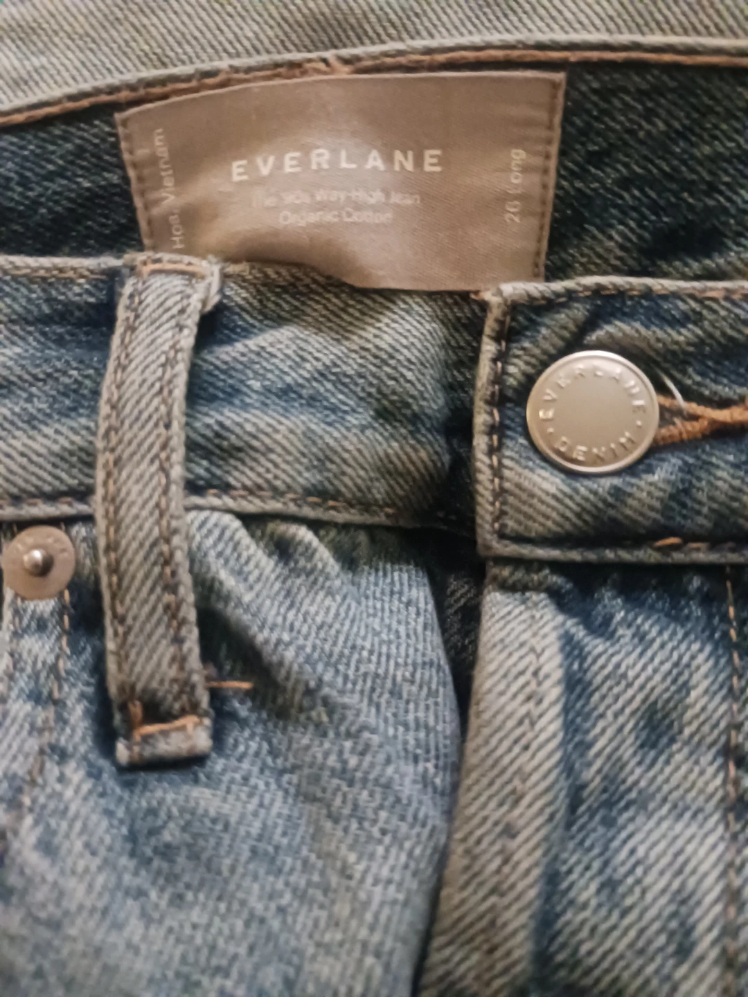 Everlane The Way-High Jean Organic Cotton Blue Size 26 Long - photo 2