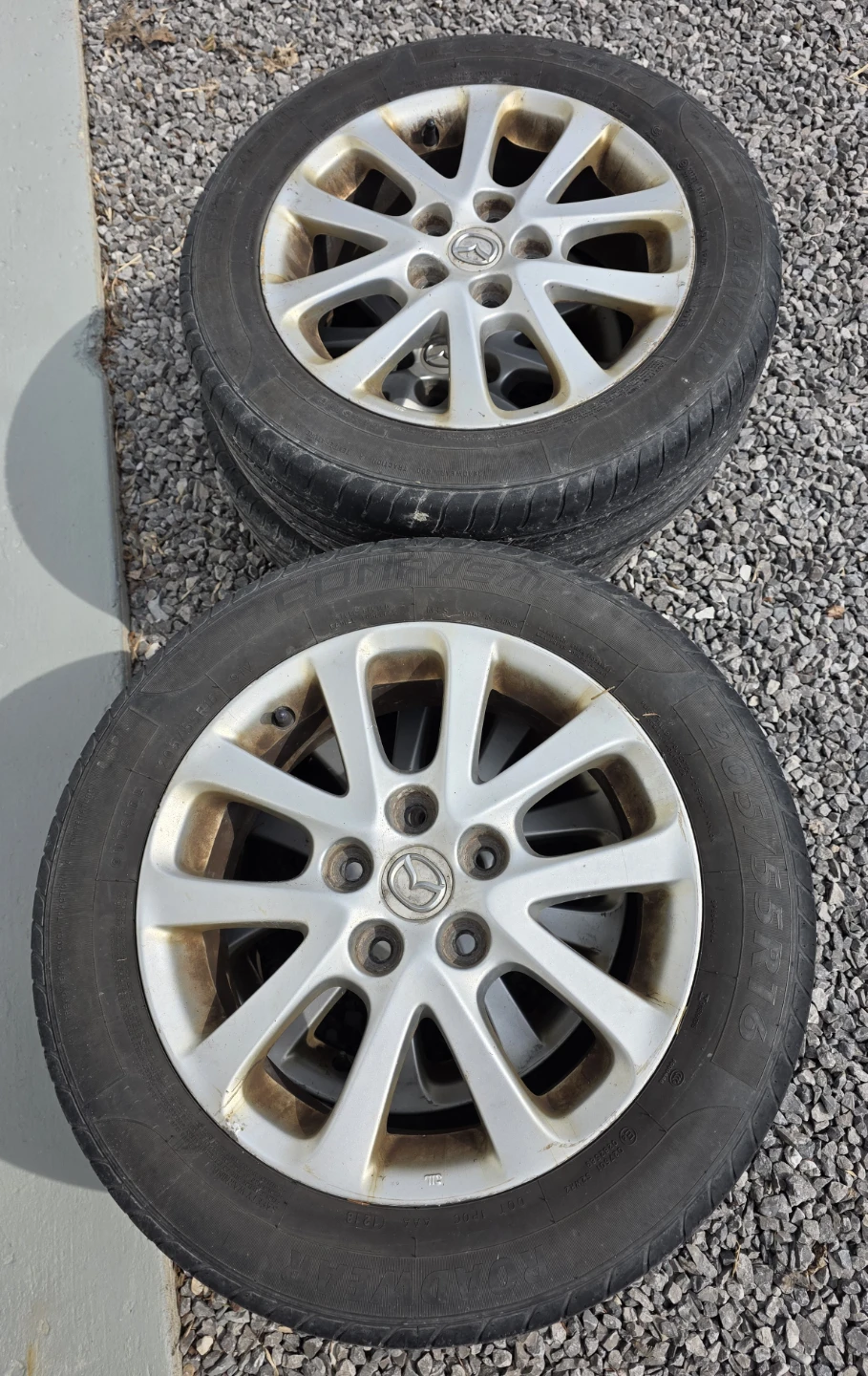Set of 4  Mazda Rims - 205/55R16